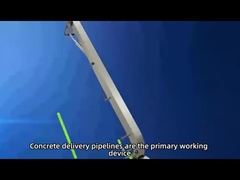 125 * R385-29 ống cuộn bơm màu đỏ và phong cách tùy chỉnh cho xe tải bơm bê tông